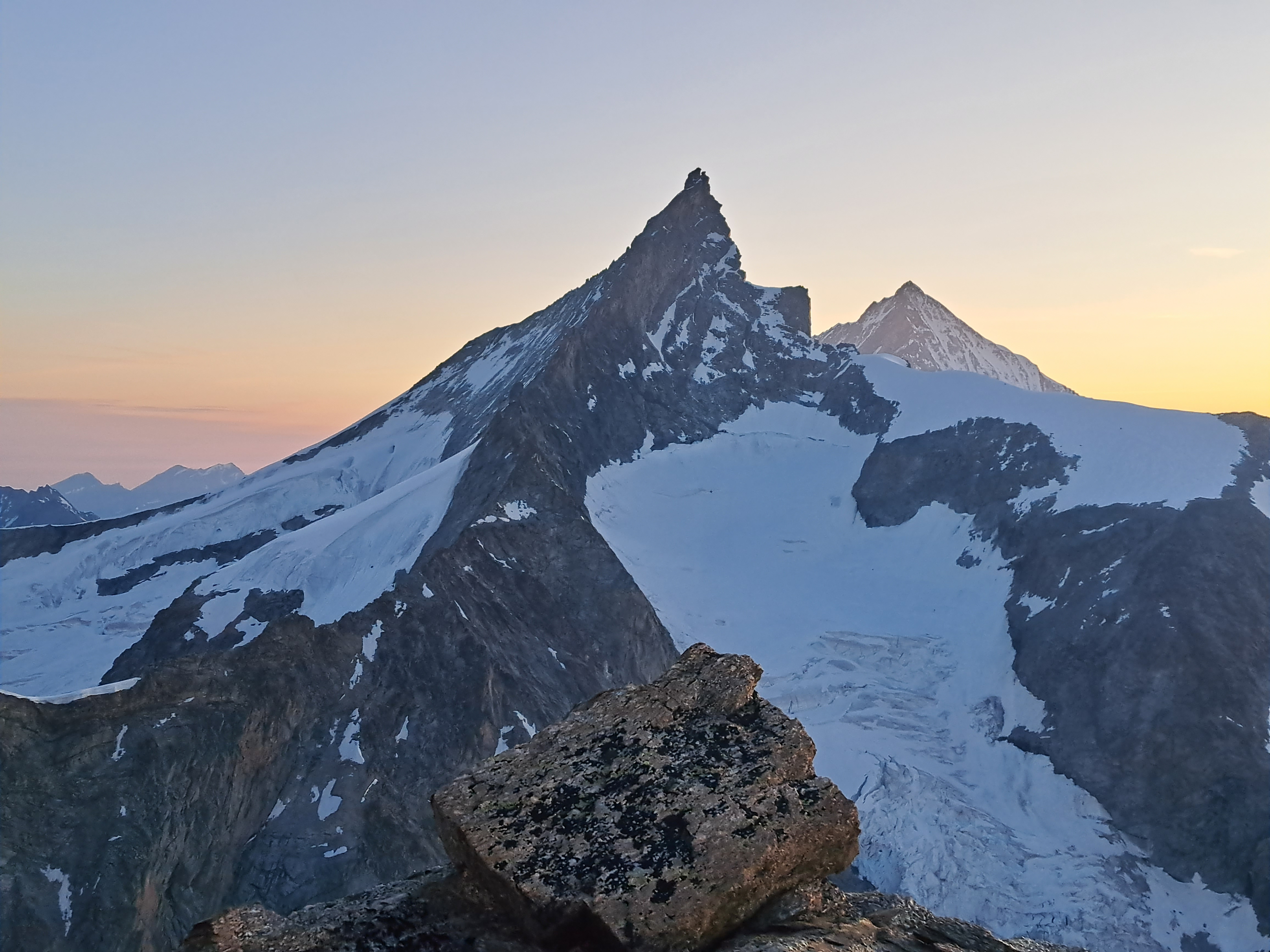 2. The Zinalrothorn and Weisshorn