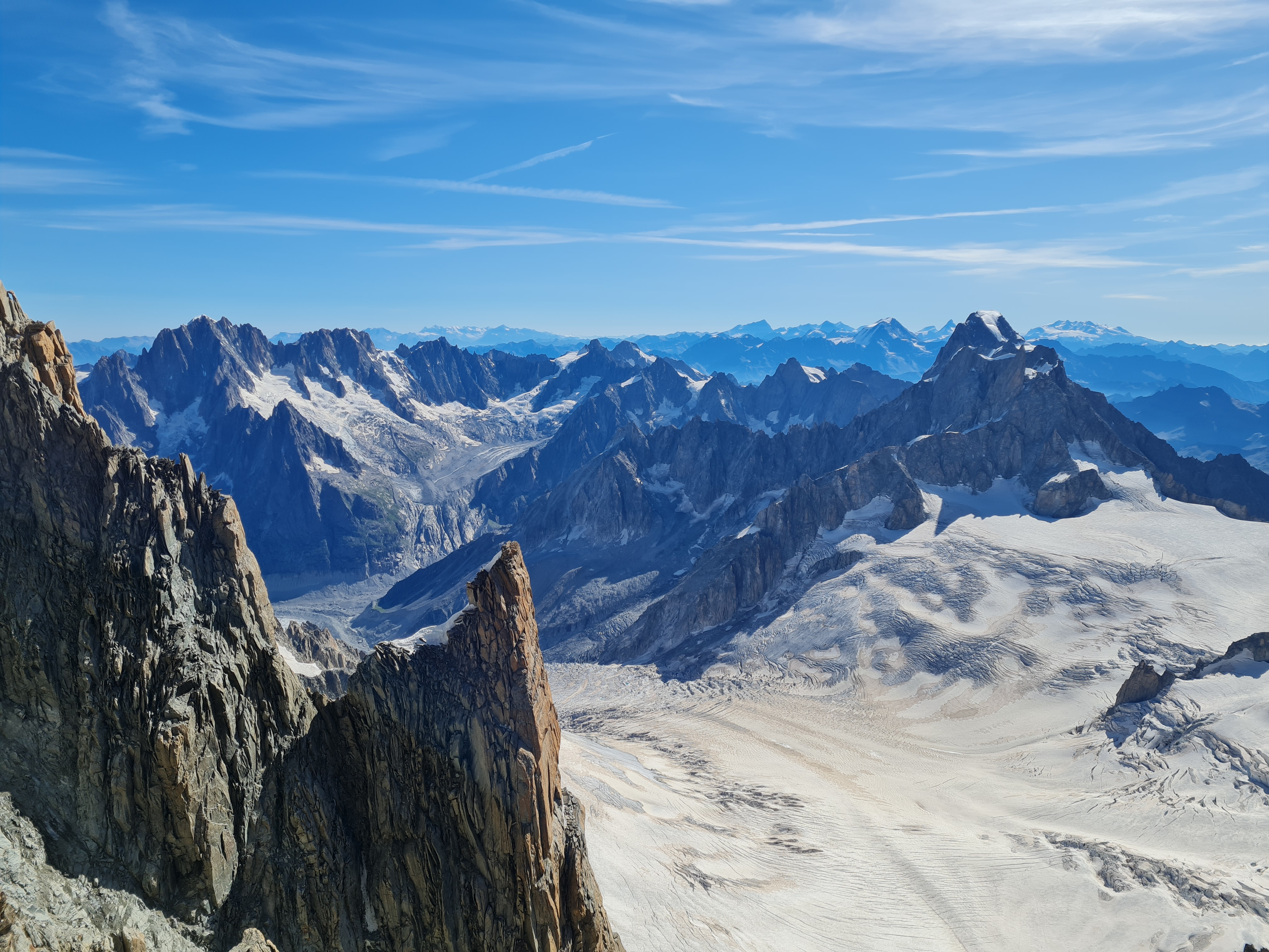 3. View on the Grandes Jorasses