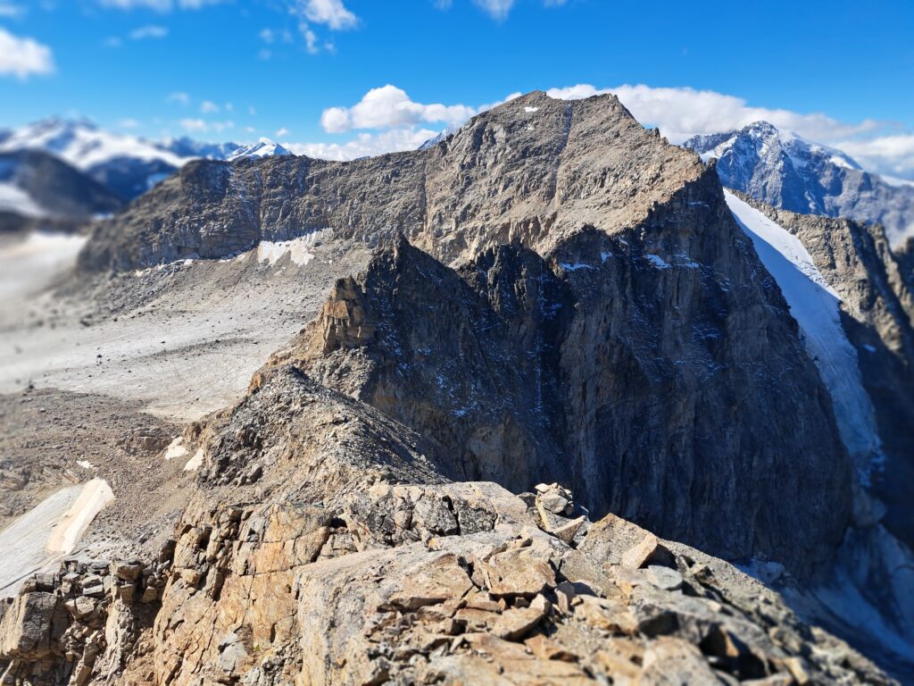 Hoher Angelus and Vertainspitze; Traverse