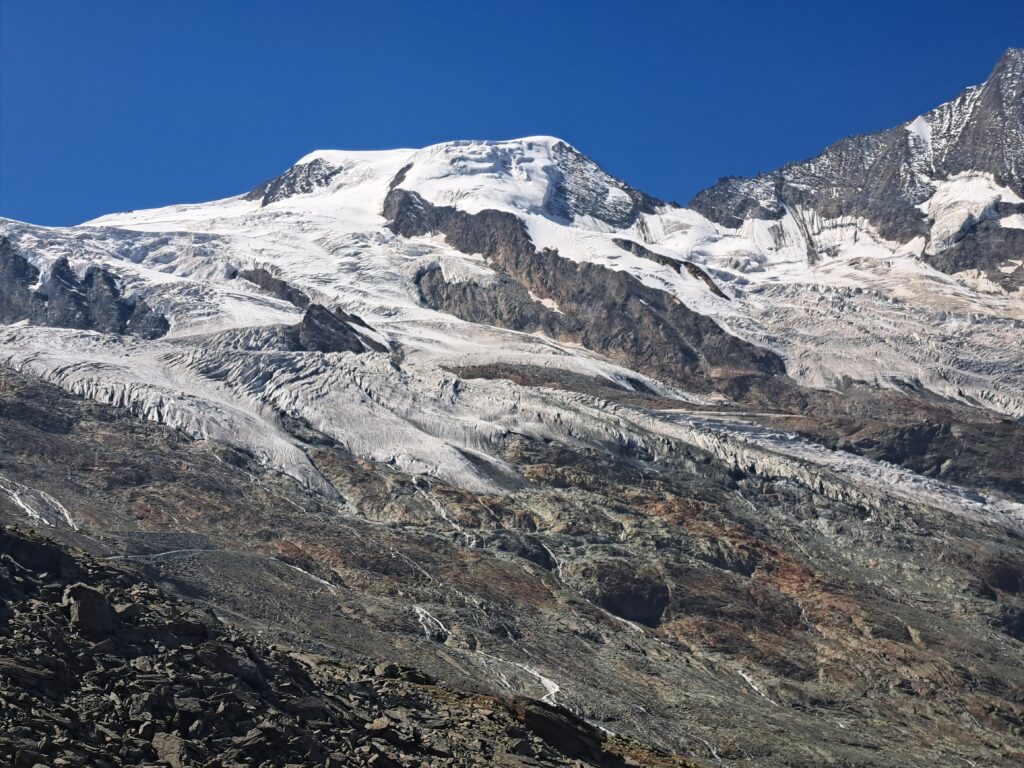 Alphubel, stormy summit